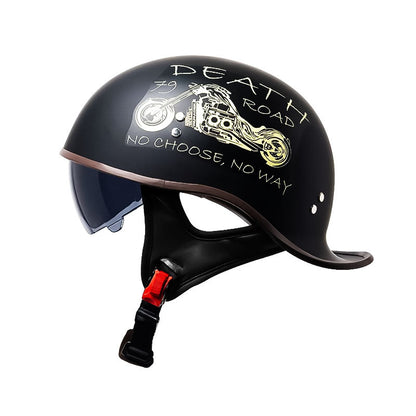 Durable Motorcycle Open Face Helmet Visor DOT Certified