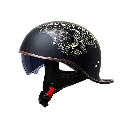 Durable Motorcycle Open Face Helmet Visor DOT Certified