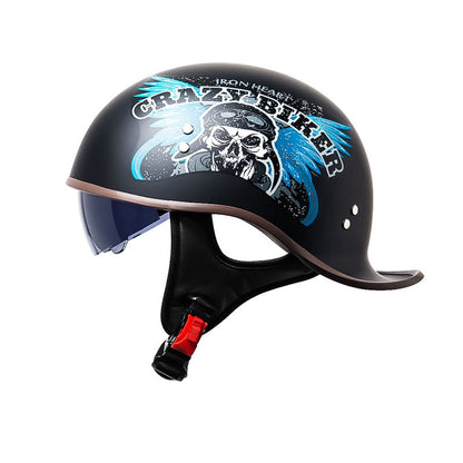 Durable Motorcycle Open Face Helmet Visor DOT Certified