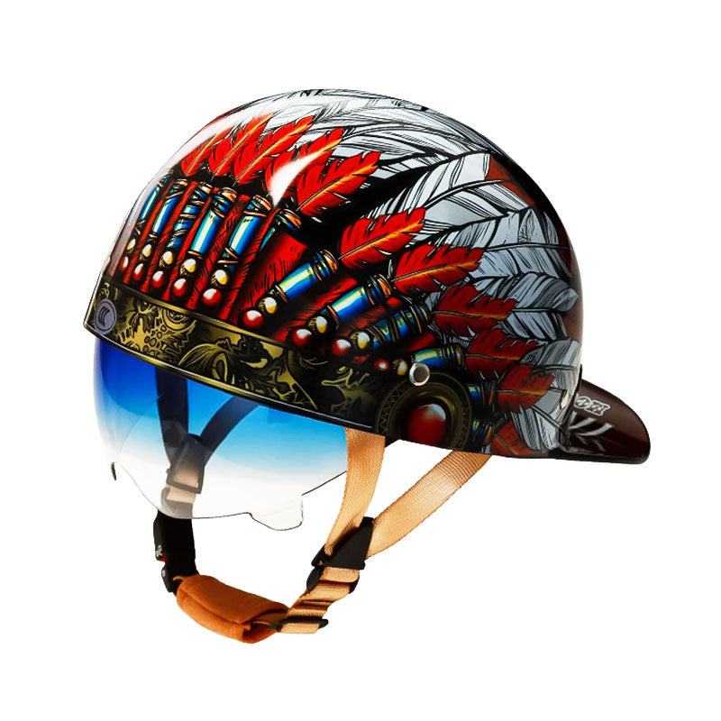 Tough Motorcycle Bike Helmet Safe ABS Shield