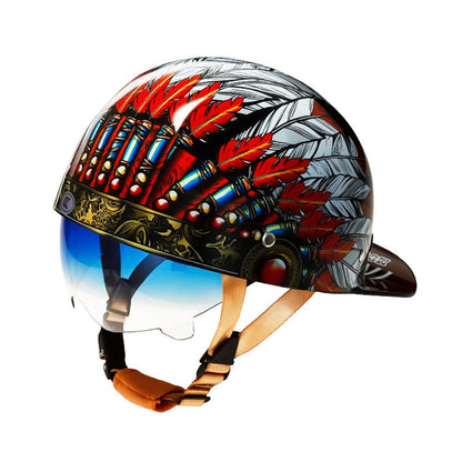 Tough Motorcycle Bike Helmet Safe ABS Shield