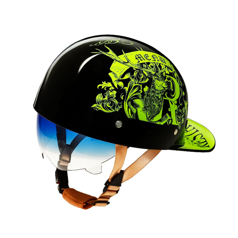 Tough Motorcycle Bike Helmet Safe ABS Shield