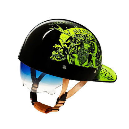 Tough Motorcycle Bike Helmet Safe ABS Shield