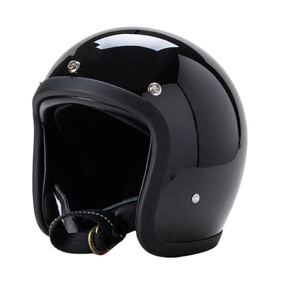 Retro Style Motorcycle Helmet DOT Approved
