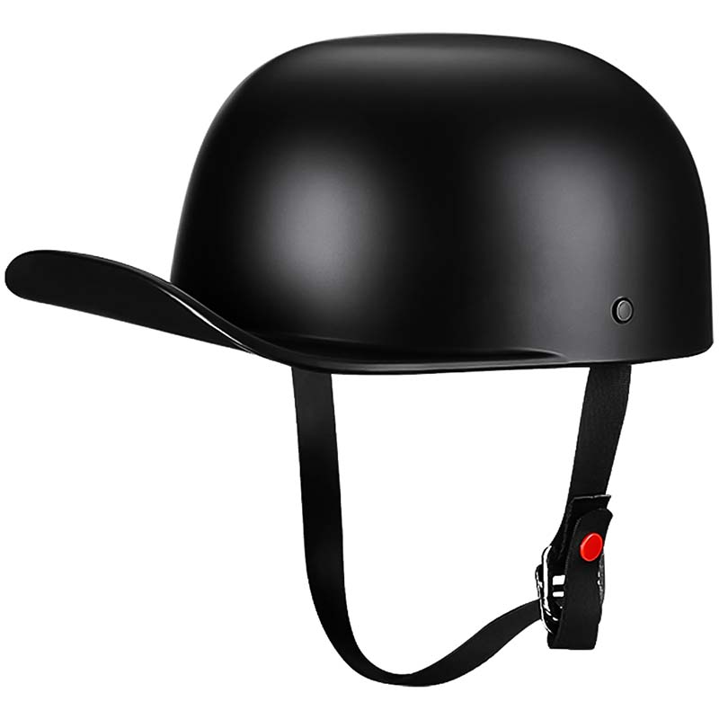 Vintage DOT Bike Half Face Helmet Cap Style - OutfitLondon
