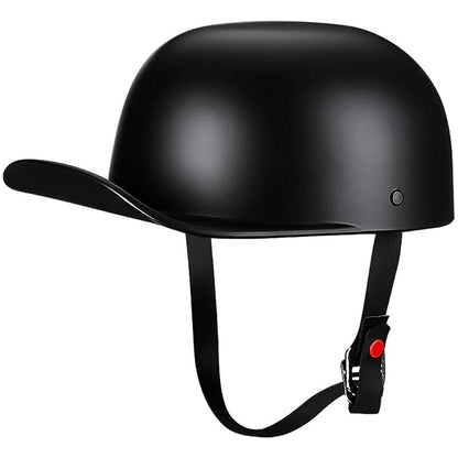 Vintage DOT Bike Half Face Helmet Cap Style - OutfitLondon