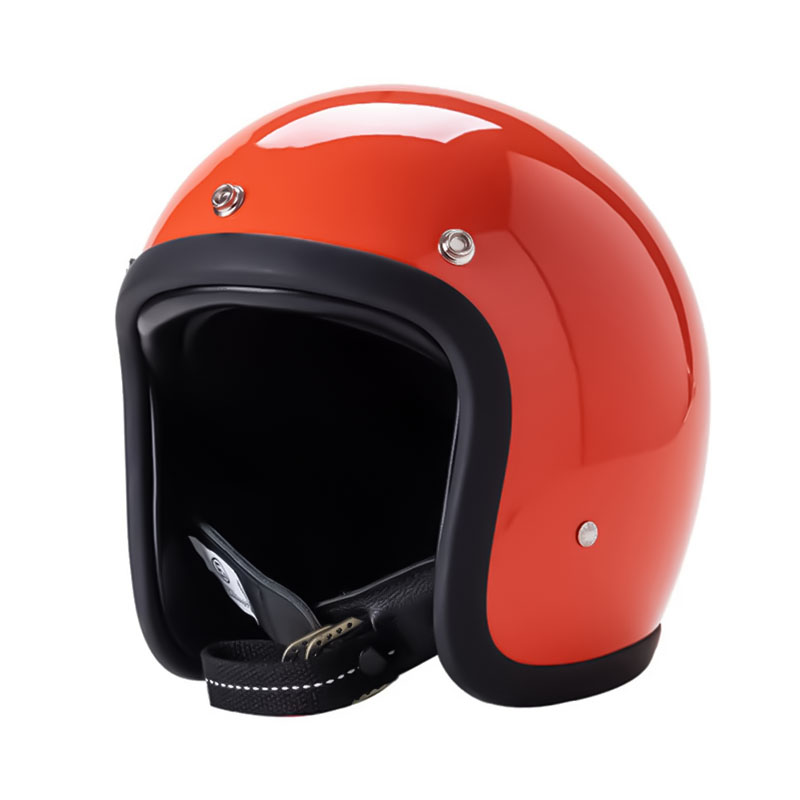 Retro Style Motorcycle Helmet DOT Approved