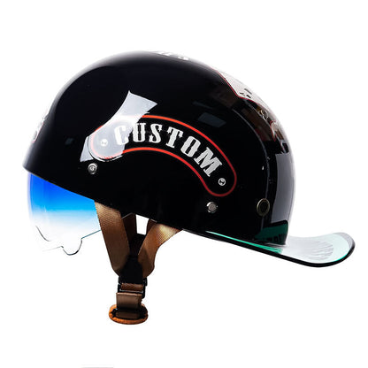 Tough Motorcycle Bike Helmet Safe ABS Shield