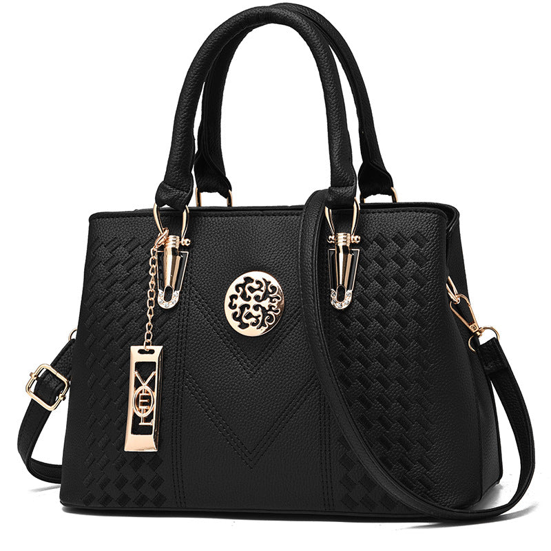 Faux Leather Tote Handbag Eliza - OutfitLondon