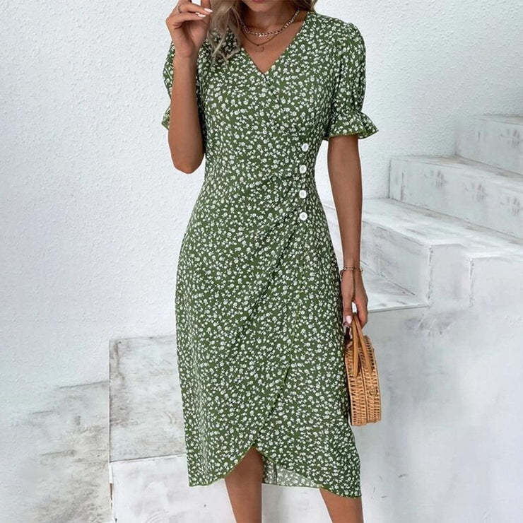 Chic Ladies Floral Sundress