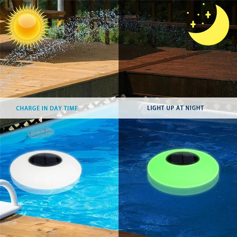 Stylish Solar Powered Floating Pool Light