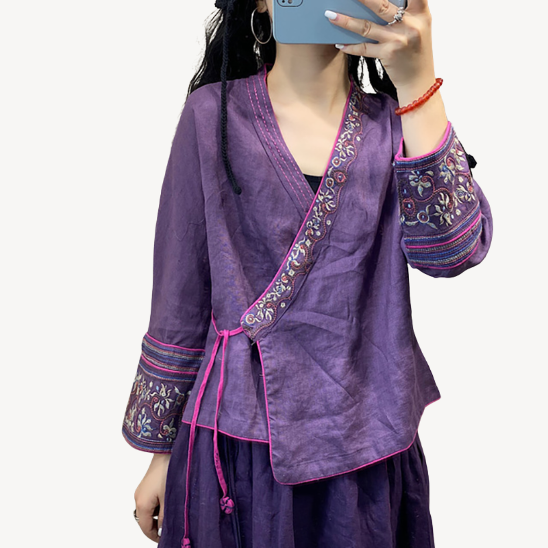 Ladies Floral Lightweight Kimono Coat
