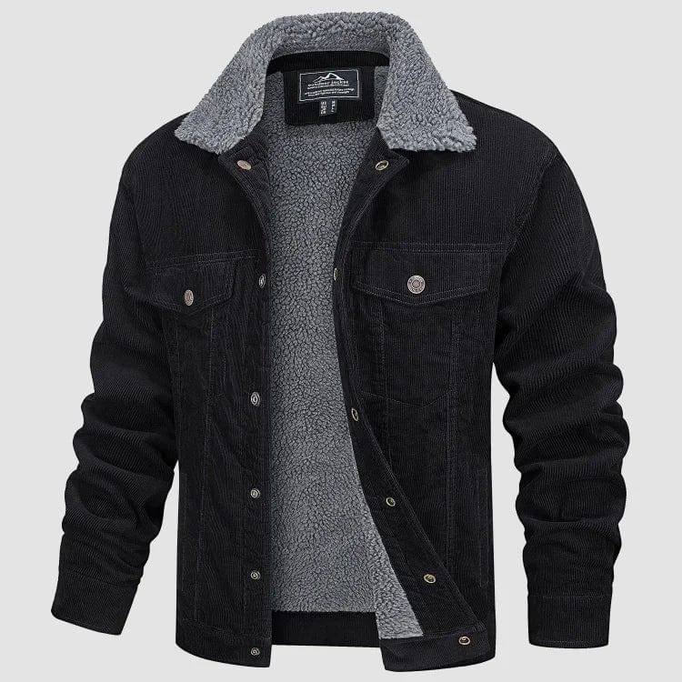 Rugged Textured Men's Jacket - OutfitLondon