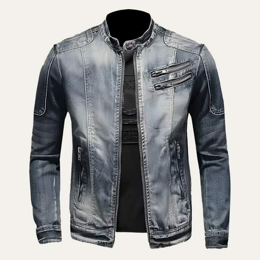 Men's Slim Fit Zipper Track Jacket - OutfitLondon