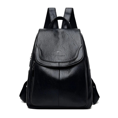 Classic Brown Ladies Backpack Bag