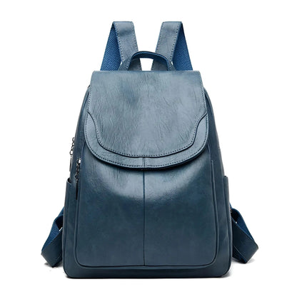 Classic Brown Ladies Backpack Bag