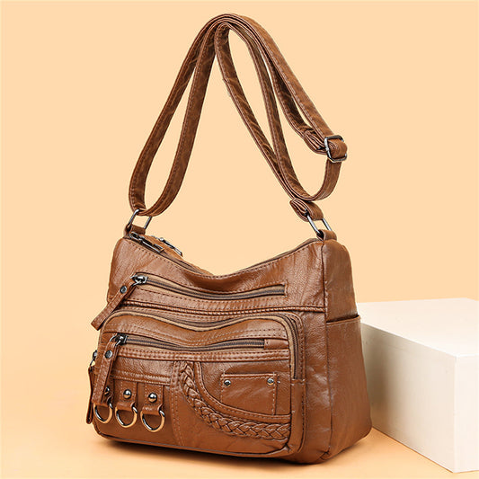 Classic Genuine Leather Ladies Bag - OutfitLondon