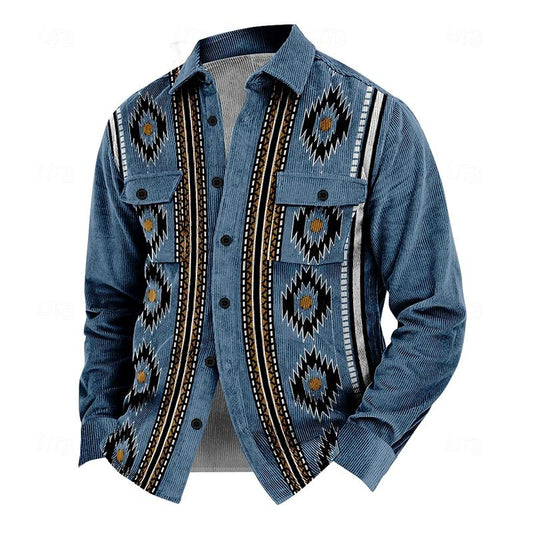 Classic Mens Button Front Jacket - OutfitLondon