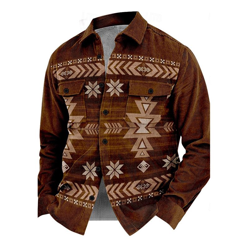 Classic Mens Button Front Jacket