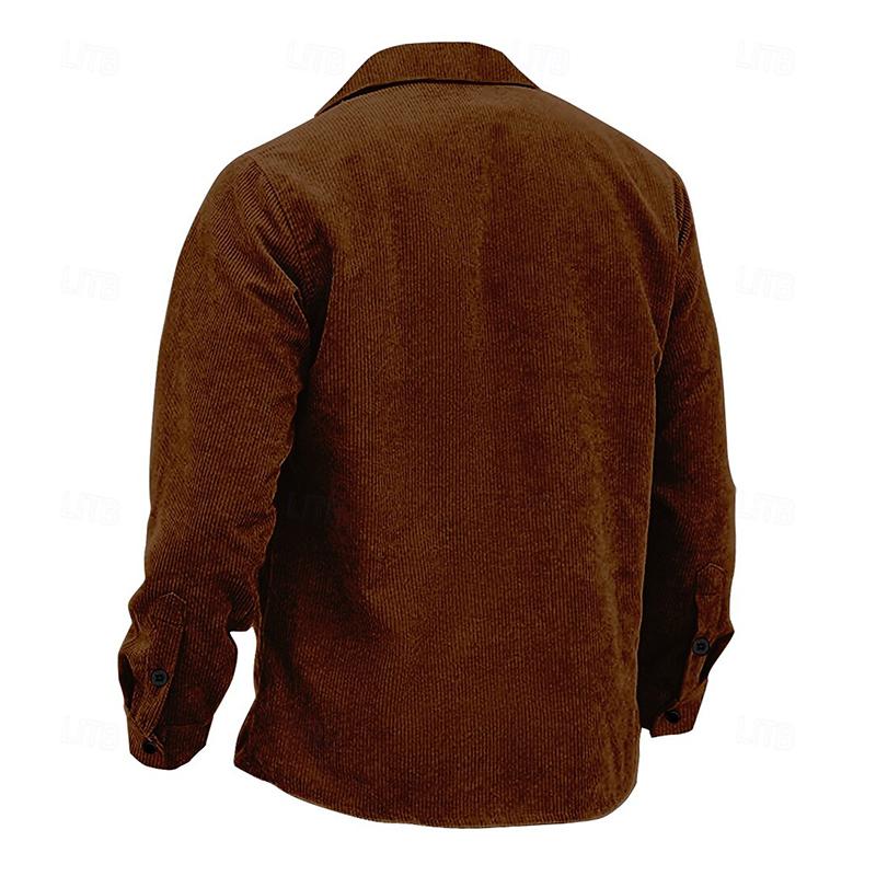 Classic Mens Button Front Jacket