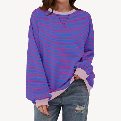 Ladies Classic Vertical Stripe Shirt