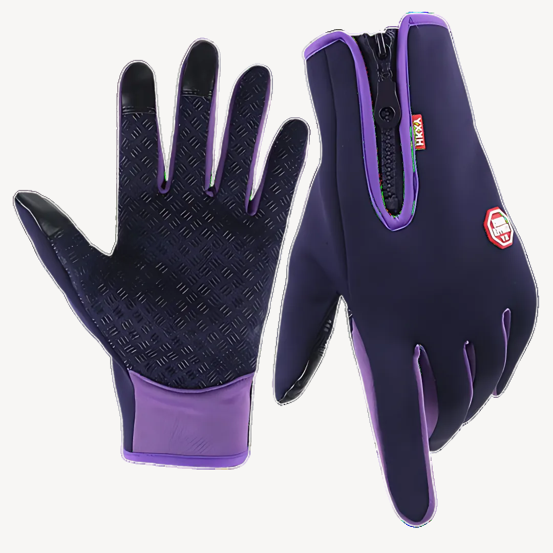 Insulated Work Gloves with Zip Closure