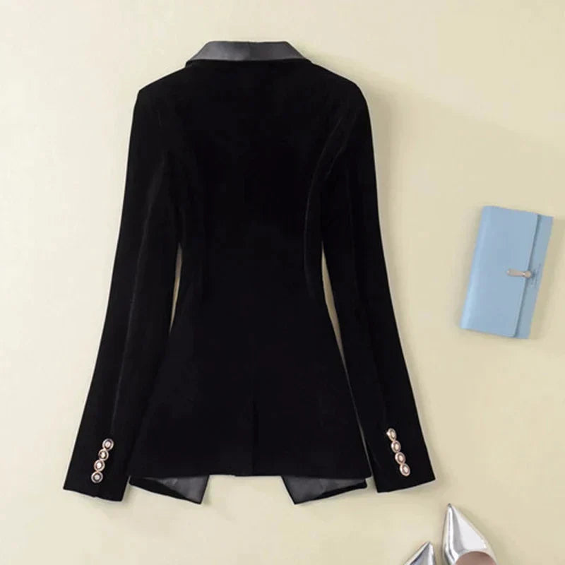 Luxury Soft Women's Velvet Jacket