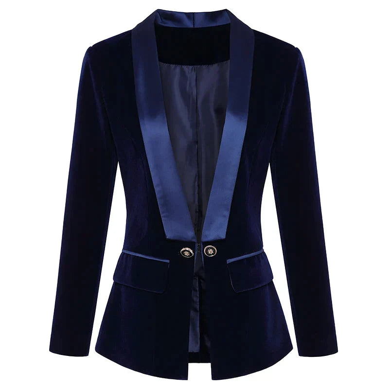 Luxury Soft Women's Velvet Jacket
