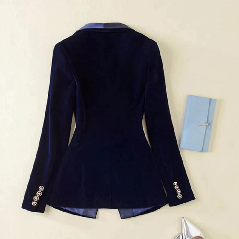 Luxury Soft Women's Velvet Jacket