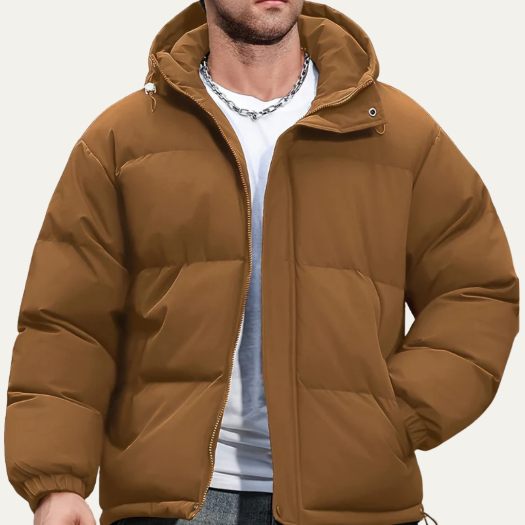 Warm Waterproof Padded Hoodie Coat