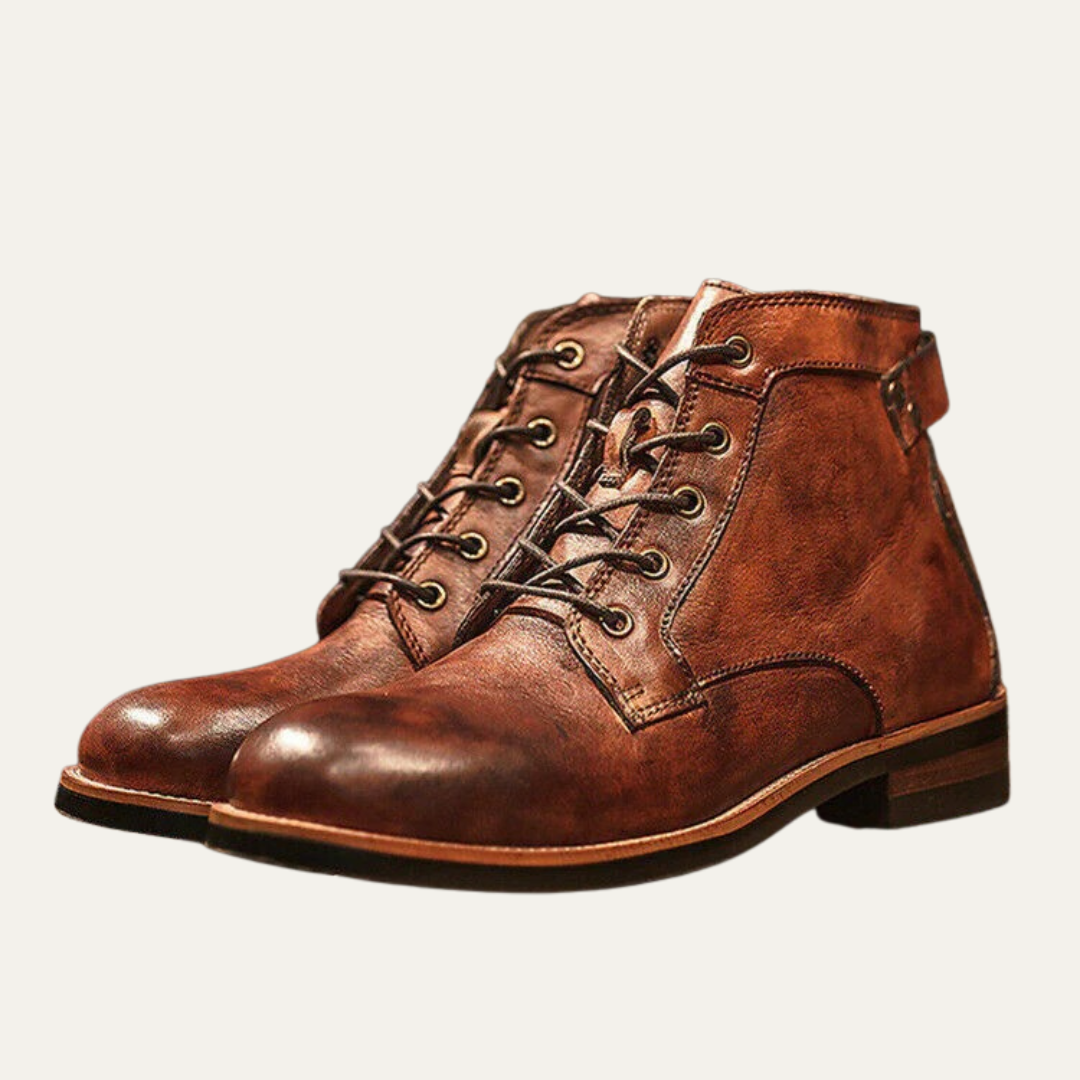 Men's Premium Leather Military Boots