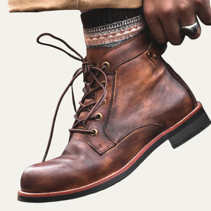 Men's Genuine Brown Ankle Boots