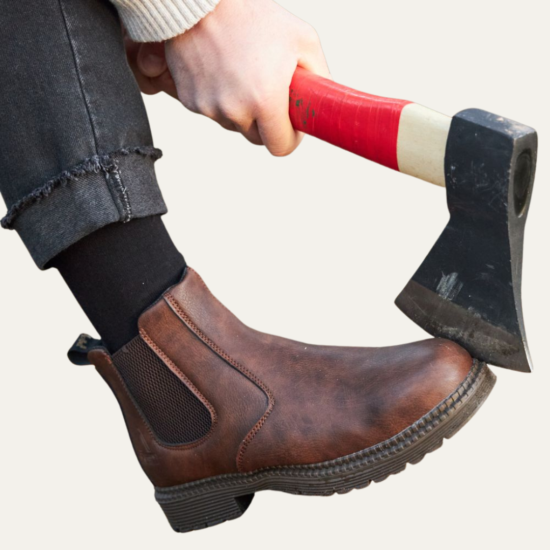 Tough Leather Chelsea Ankle Boots - OutfitLondon