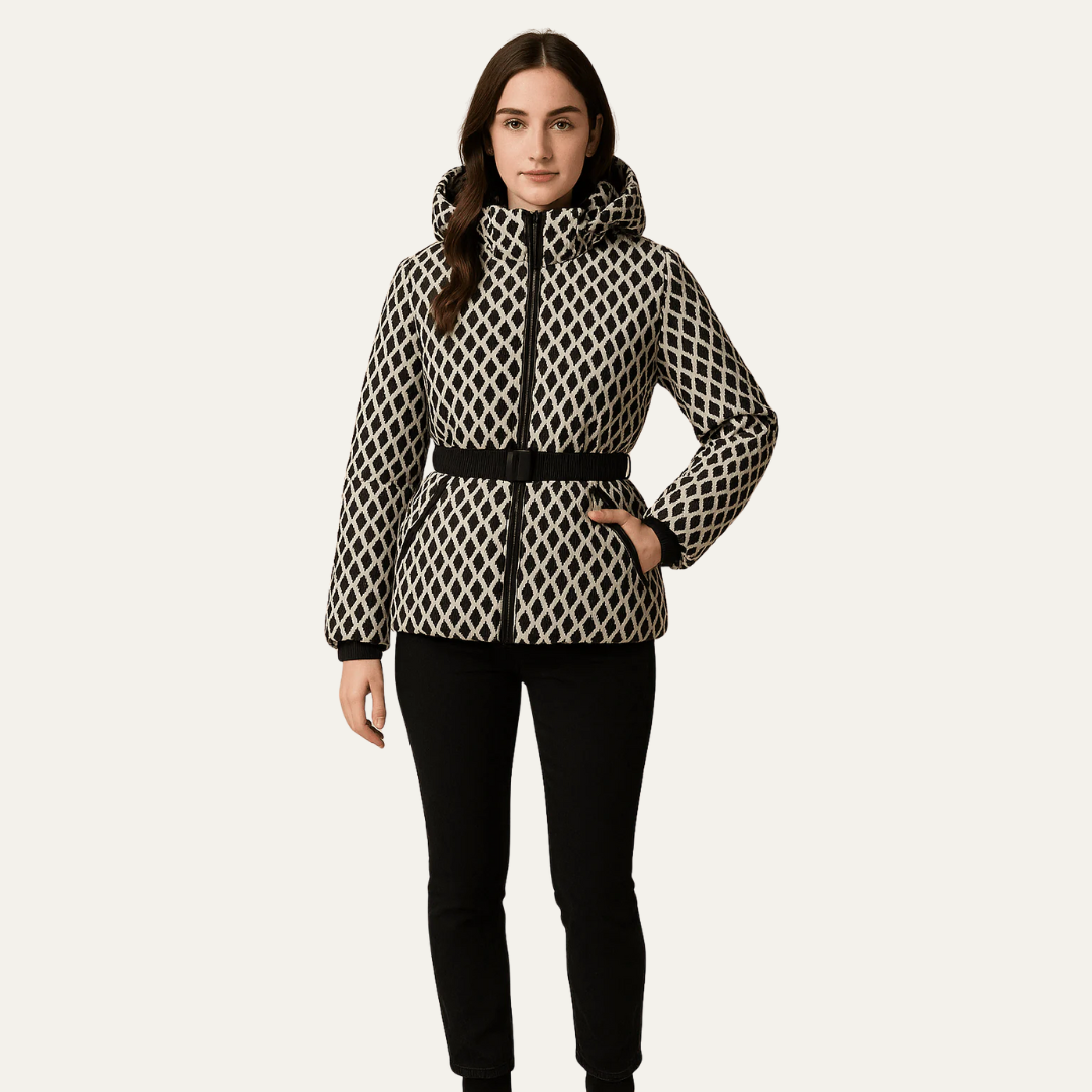 Ladies Warm Parka Hooded Coat