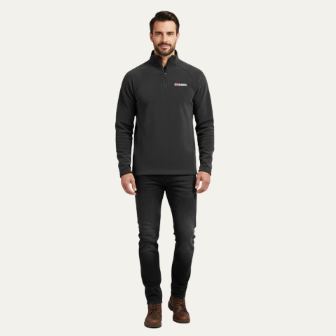 Men's Warm Fleece Quarter Zip Sweatshirt