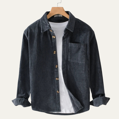 Men's Classic Corduroy Button Down Shirt