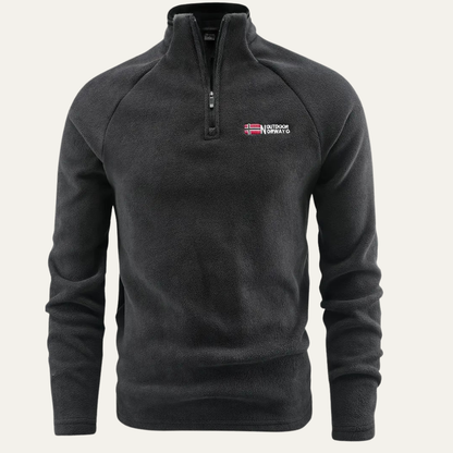 Men's Warm Fleece Quarter Zip Sweatshirt