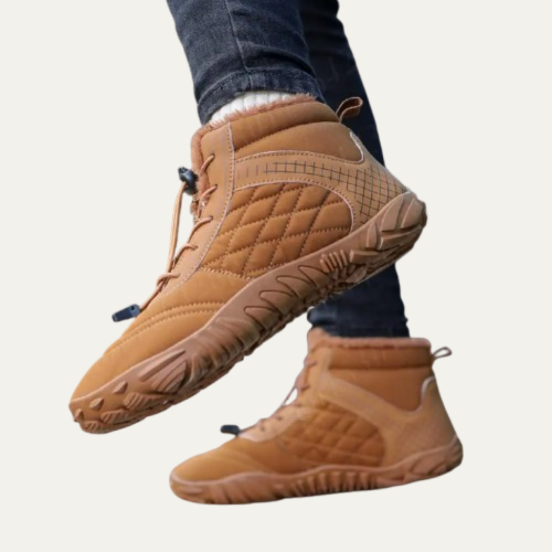 Tough Waterproof Leather Ankle Boots