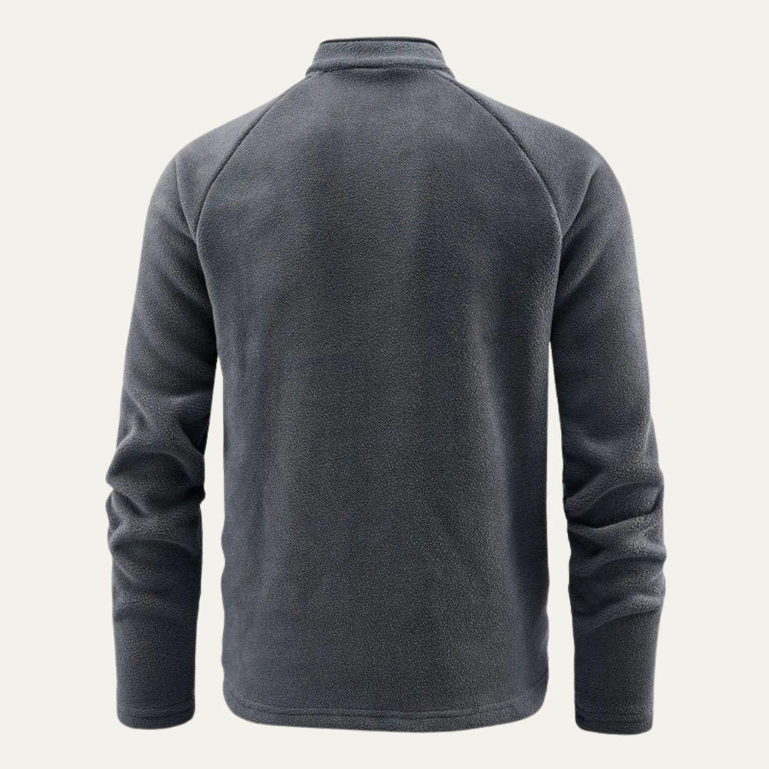Men's Warm Fleece Quarter Zip Sweatshirt