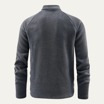 Men's Warm Fleece Quarter Zip Sweatshirt