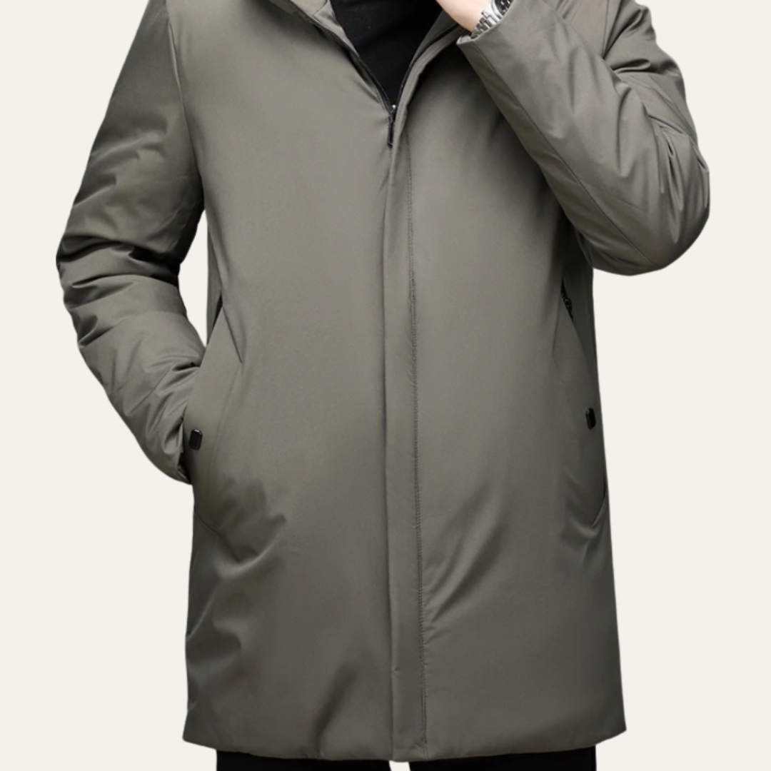 Men's Classic Water Resistant Hooded Jacket