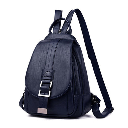 Durable Waterproof Ladies Leather Backpack
