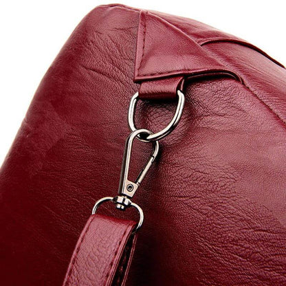 Durable Waterproof Ladies Leather Backpack