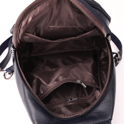 Durable Waterproof Ladies Leather Backpack