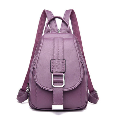 Durable Waterproof Ladies Leather Backpack