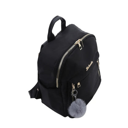 Durable Faux Leather Hiking Backpack