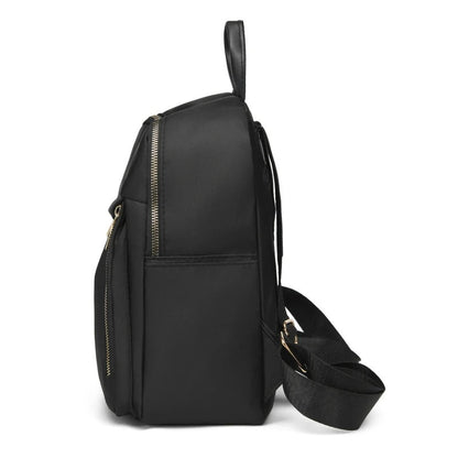 Durable Faux Leather Hiking Backpack