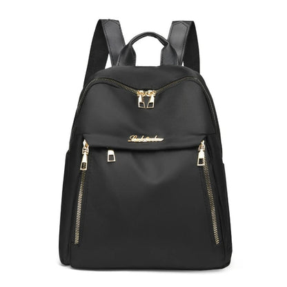 Durable Faux Leather Hiking Backpack - OutfitLondon