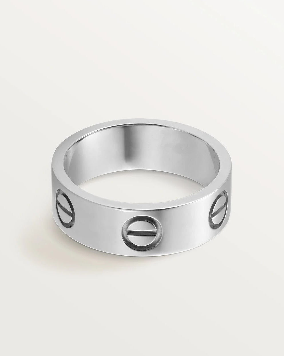 Simple Silver Unisex Zinc Ring Size 1