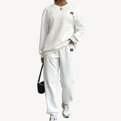 Cozy Knit Women's Sweater and Leggings Set - OutfitLondon